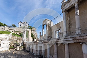 Remainings of Ancient Roman theatre in Plovdiv