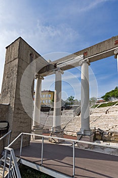 Remainings of Ancient Roman theatre in Plovdiv