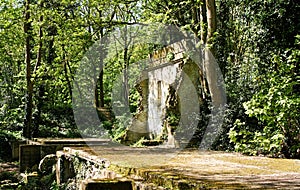 Remains of 1926 incorporating mill at Oare Gunpowder Works