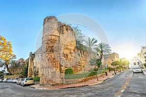 Remains of Alcazaba fortress in Marbella