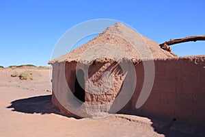 Remains of Aldea de Tulor, the ancient settlement in Antofagasta region, Chile photo