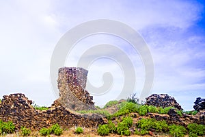 Remains of an ancient building