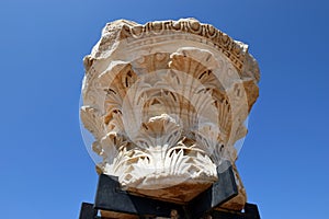 Remains of ancient corinthian columns, Israel