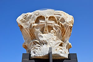 Remains of ancient corinthian columns, Israel