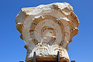 Remains of ancient corinthian columns, Israel