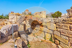 Remains of ancient Kerameikos of Athens, Greece