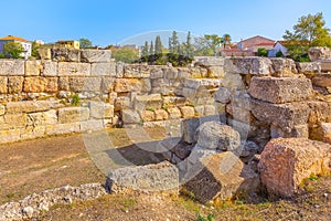 Remains of ancient Kerameikos of Athens, Greece