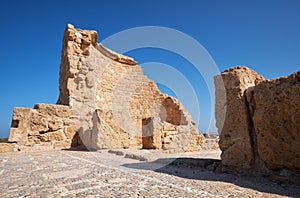 The remains of the ancient Roman House of Theseus. Paphos Archaeological Park. Cyprus