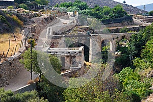Remains of Arab baths and aqueduct, Alpujarra photo