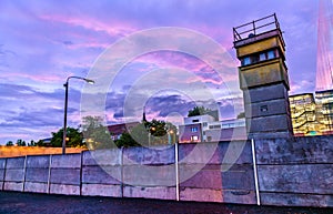 Remains of Berlin Wall at Bernauer Strasse