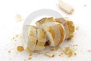 Remains of bread photo