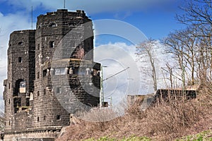 The remains of the Bridge at Remagen