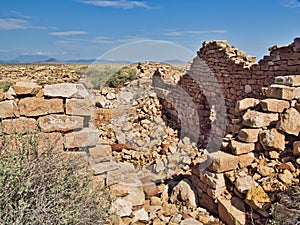 Remains of Canyon Diablo Ghost Town near Winslow, Arizona