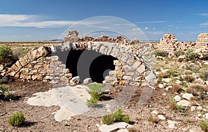 Remains of Canyon Diablo Ghost Town near Winslow, Arizona