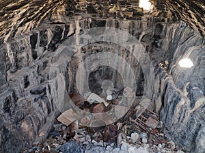 Remains of Canyon Diablo Ghost Town near Winslow, Arizona