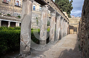 Remains of the city of herculano photo