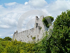 The remains of a Croatian fortress near Vrana