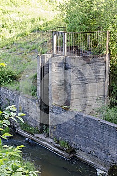 Remains of the dam