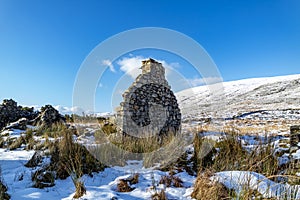 The remains of the Derryveagh evictions - In April 1861 landlord John George Adair evicts over 250 tenants from Donegal photo