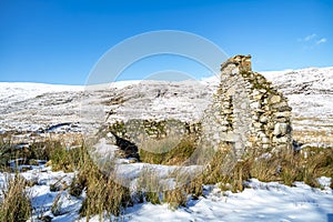 The remains of the Derryveagh evictions - In April 1861 landlord John George Adair evicts over 250 tenants from Donegal photo