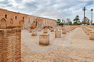 Remains of the first mosque near Koutoubia Mosque in Marrakesh