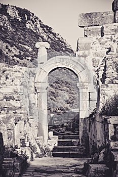 Remains of a Former Civilization in Ephesus
