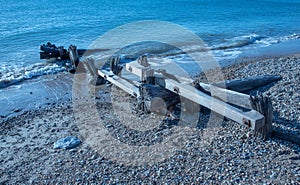 Remains of a groyne