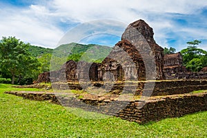 Remains of Hindu temples at My Son Sanctuary, Vietnam