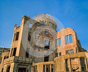 The remains of the Hiroshima A-Bomb Dome, Hiroshima, Japan