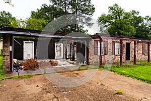 Remains of home after being destroyed by fire