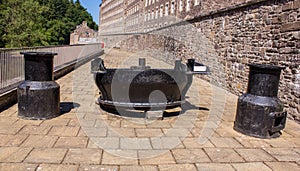 Remains of Jonval Water Turbine in New Lanark Mill