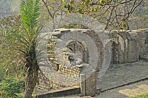 remains of kangra fort, himachal pradesh, india