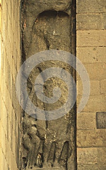 remains of kangra fort, himachal pradesh, india