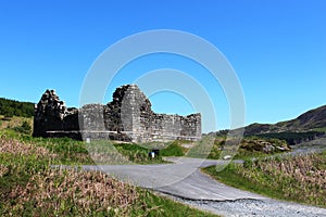 Remains of Loch Doon castle, Carrick, Scotland photo