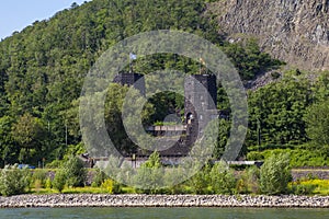 Remains of Ludendorff Bridge in Remagen