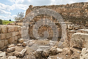 The remains  of the Maresha city in Beit Guvrin, near Kiryat Gat, in Israel