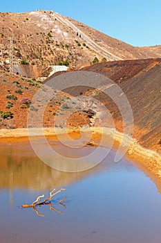 Remains of a mine is located in Riotinto, Huelva, Spain. photo