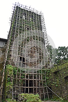 remains of old church at vasai, maharashtra