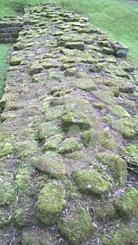 Remains of the old Roman settlement at Aldborough, Yorkshire