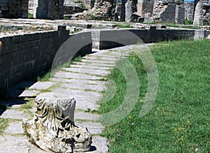 Remains of Roman amphitheater