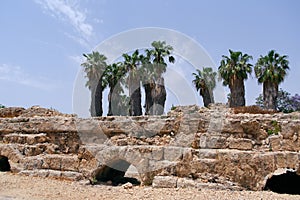 Remains of a Roman plumbing system, near Caesarea