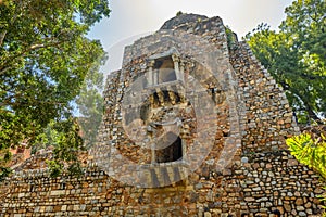 Remains of Hauz Khas Fort in New Delhi, India photo