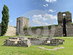 The remains of the sacral complex in the Smederevo fortress - Temeljni ostaci sakralnog kompleksa u Smederevskoj tvrÄ‘avi