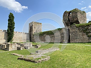 The remains of the sacral complex in the Smederevo fortress - Temeljni ostaci sakralnog kompleksa u Smederevskoj tvrÄ‘avi