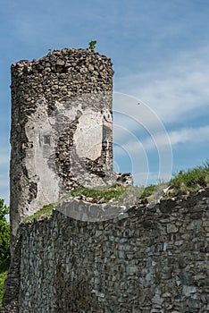 Zbytky hradu Šariš