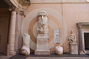 Remains of Statue of Constantine