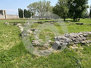 Remains of the Turkish public bath in the Smederevo fortress Firuz Agha Hammam - Ostaci Turskog javnog kupatila u Smederevskoj
