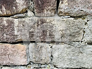 The remains of the wall of Taipei Prison during the Qing Dynasty