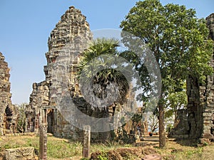 Wat Banan near Battambang, Cambodia photo