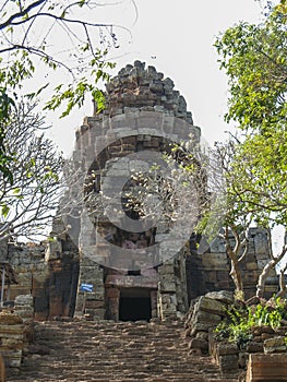Wat Banan near Battambang, Cambodia photo
